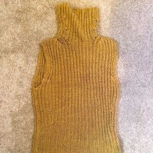 J. Crew Sleeveless Turtleneck Sweater